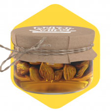 Миндаль в цветочном мёде 120 г (стекло)